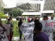 Estudiantes del ITM protestan en la Alcaldía de Medellín
