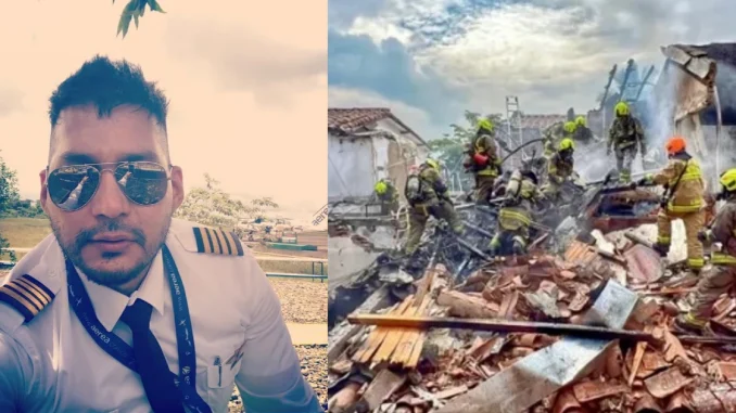 El último mensaje del piloto Julián Aladino a su esposa