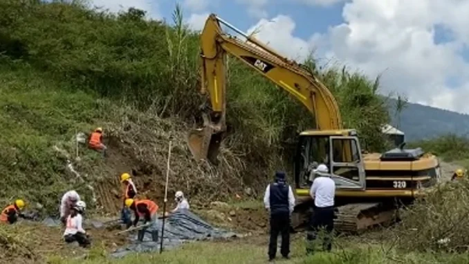 Hallaron restos óseos en La Escombrera junto a una falda