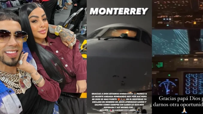 Anuel, Yailin la Más Viral, embarazo, aterrizaje, accidente aéreo, video, viral, reguetonero, Q’Hubo Medellín