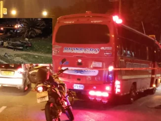 El hombre de 20 años falleció tras colisionar contra un bus en la Autopista Norte, al frente de la Secretaría de Movilidad.