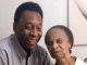 Celeste Arantes y su hijo Pelé