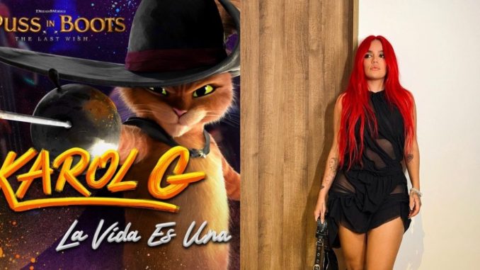 Gato con Botas y Karol G