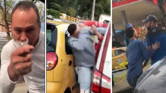 Intolerancia en vías de Medellín.