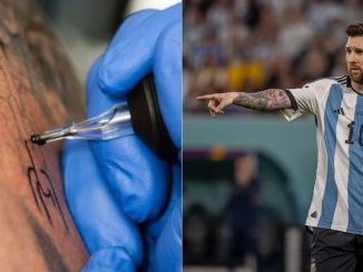 Messi tatuaje