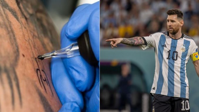 Messi tatuaje