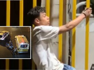 Motociclista detenido.