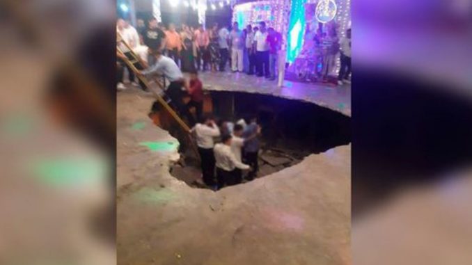 Colapsó de piso en Perú
