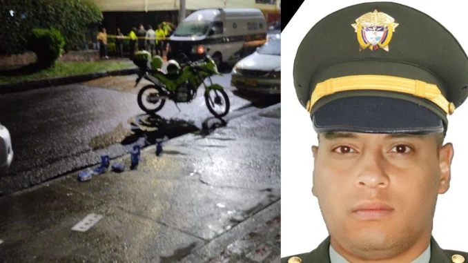El policía fue atacado a bala cuando caminaba con la familia.