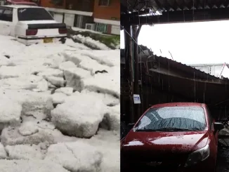 Granizada de fin de año en Bogotá dejó 160 familias afectadas