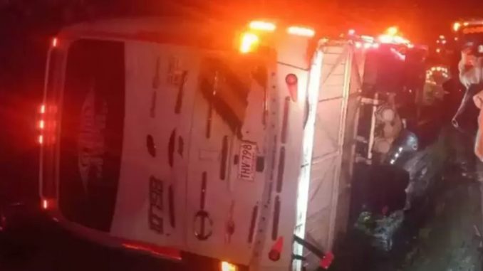 Accidente de bus en Valdivia