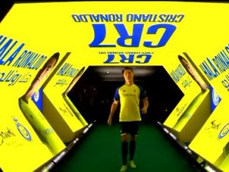 Entrada de Cristiano Ronaldo