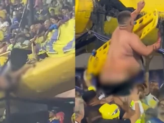 El hombre permaneció poco más de media hora atrapado entre el alambre de púas.