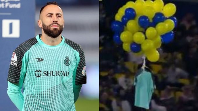 Homenaje de los hinchas a David Ospina