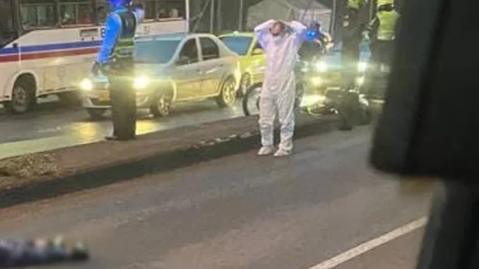 Motociclista, accidente, arrollado, bus, moto, tránsito, Autopista Norte, Q’Hubo Medellín