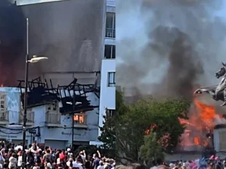 El incendio en Rionegro se inició en una reconocida pizzería.