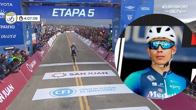 Supermán López, ganó la quinta en la Vuelta a San Juan