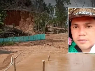 Minero murió sepultado por alud de tierra en Cáceres, Antioquia