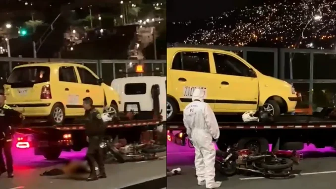 El accidente de tránsito ocurrió la noche de este domingo.