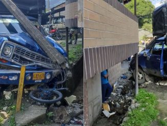 Accidente en Caldas