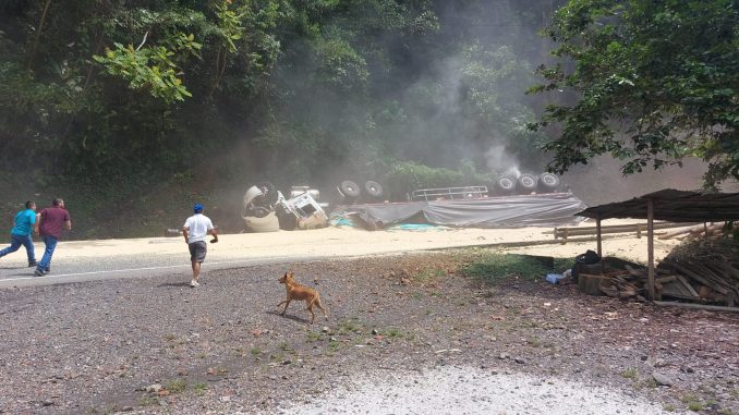 Accidentes de tránsito causaron susto en el departamento.