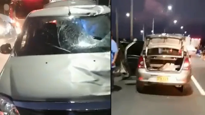 Bebé y abuelo murieron en accidente de tránsito.