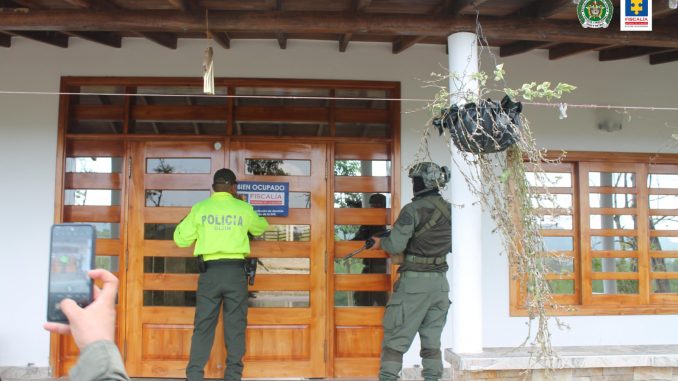 A varias propiedades del Clan del Golfo le fueron aplicadas la figura de extinción de dominio.
