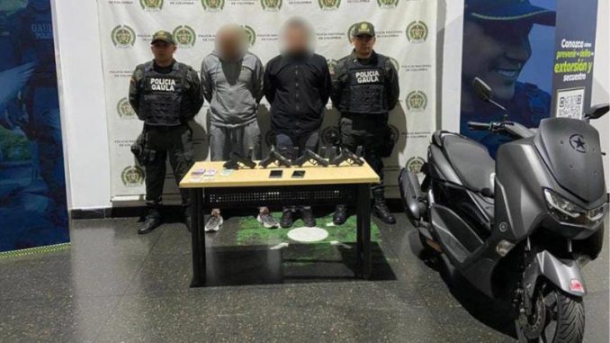 Estos son algunos de los presuntos extorsionistas.