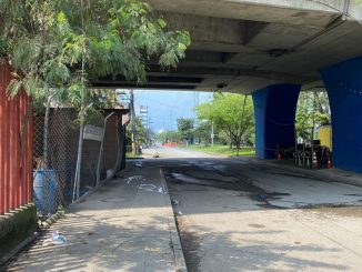 Hombre asesinado debajo de este puente en Sabaneta
