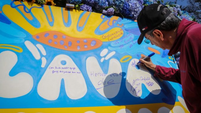 Homenaje de Colombia a Ucrania
