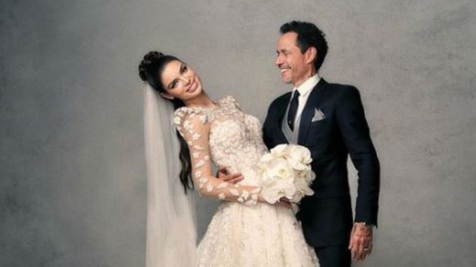 Marc Anthony y Nadia Ferreira