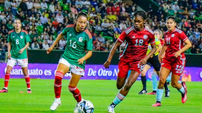 La Selección Colombia igualó con México.