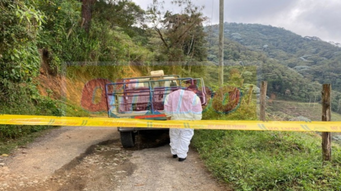 Salió en el camión a botar unos escombros en Caldas y lo mataron