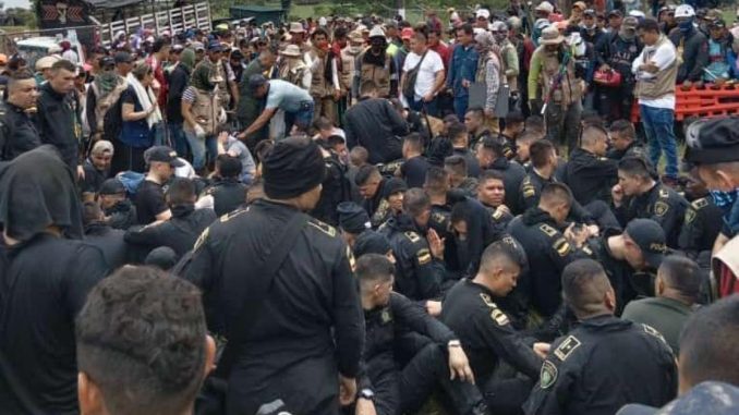 Policías en Caquetá