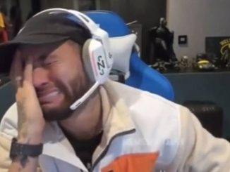 Neymar llorando