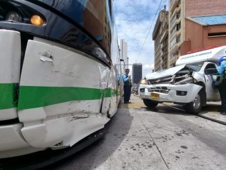 Accidente entre Tranvía y ambulancia