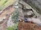 El derrumbe se presentó en la tarde de hoy, en el corregimiento de Bolombolo.