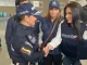 Aida Merlano fue recibida en un gran operativo.
