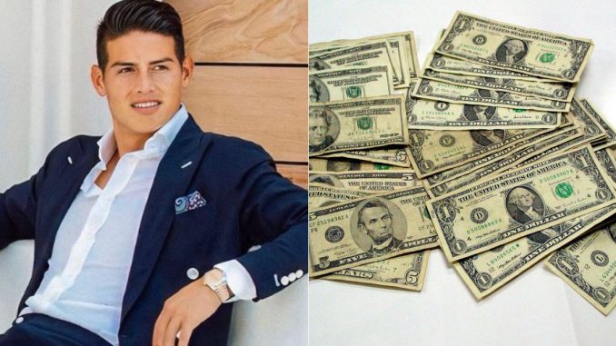 Fortuna de James Rodríguez