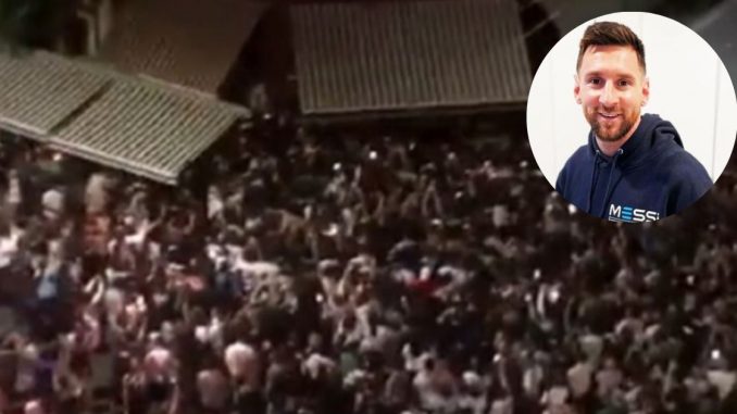 Hinchas rodearon restaurante donde estaba Messi