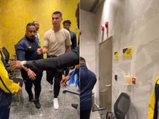 La Liendra conociendo a Cristiano Ronaldo