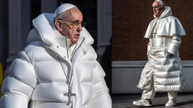Papa Francisco, flow, pinta urbana, Internet, viral, memes, inteligencia artificial, Q’Hubo Medellín