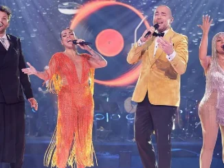 Marbelle, que era jueza en el reality La Descarga, provocó burlas por su vestuario en la gala final.