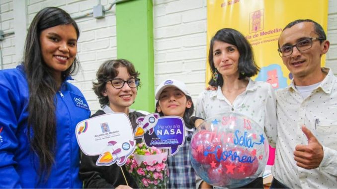 Niñas de Medellín viajarán a la Nasa