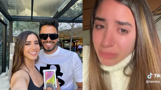 La influencer Tammy Parra hizo su ruptura pública en Tiktok.