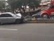El poste quedó en toda la vía y afectó la movilidad.