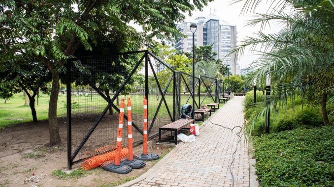 Parques del río jardines verticales