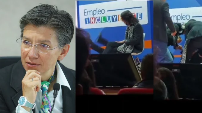 Claudia López, alcaldesa. Bogotá, video, caída, viral, Twitter, Colombia, Q’Hubo Medellín