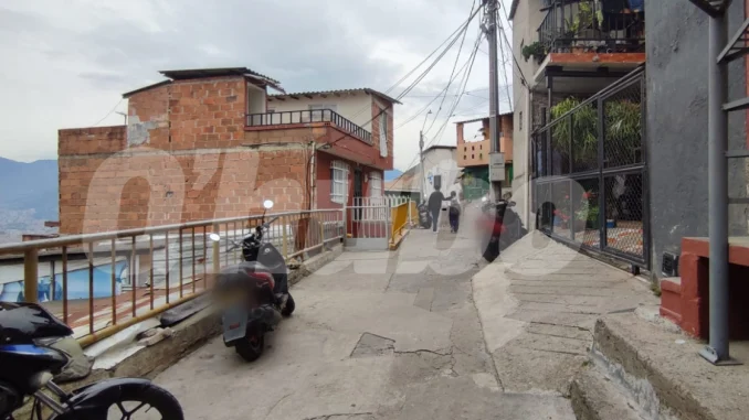 En esta zona del Popular murió Jhon Arley Marín.