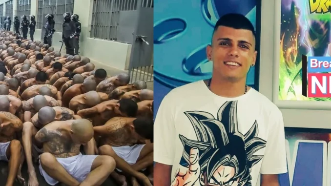 Joven colombiano permanece incomunicado en una cárcel de El Salvador, solo por tener un tatuaje en el pecho.